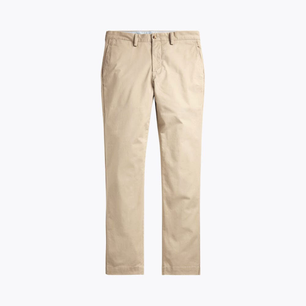 Straight Fit Stretch Cotton Pants