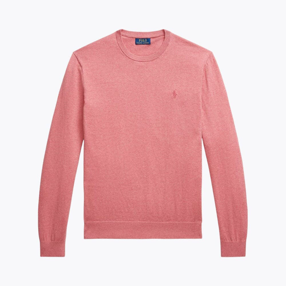 Cotton Cashmere Blend Crewneck Sweater