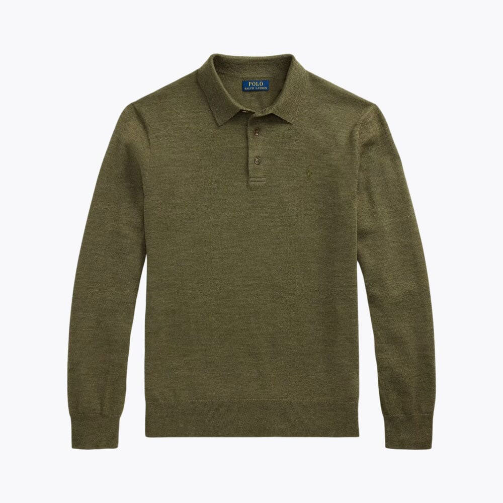 Fit Wool Collared Sweater