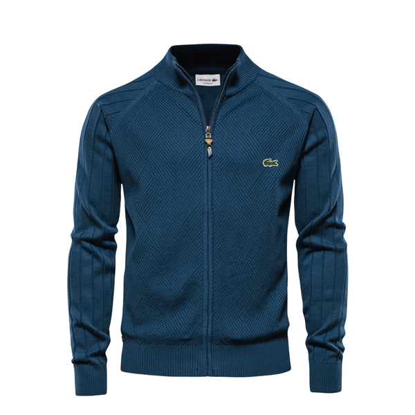 LC Pull Zippé Texturé Homme