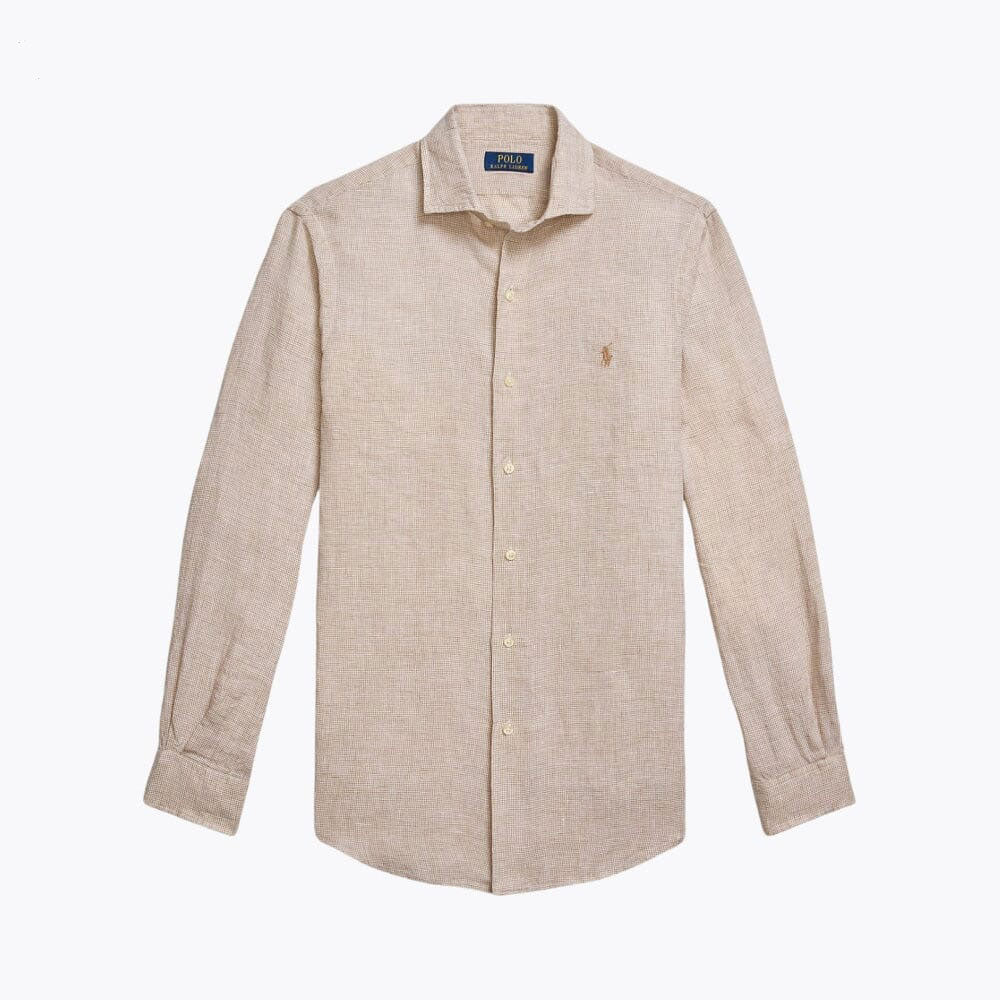 Tailored Linen Button-Down Shirt