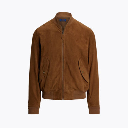 Suede Bomber Jacket