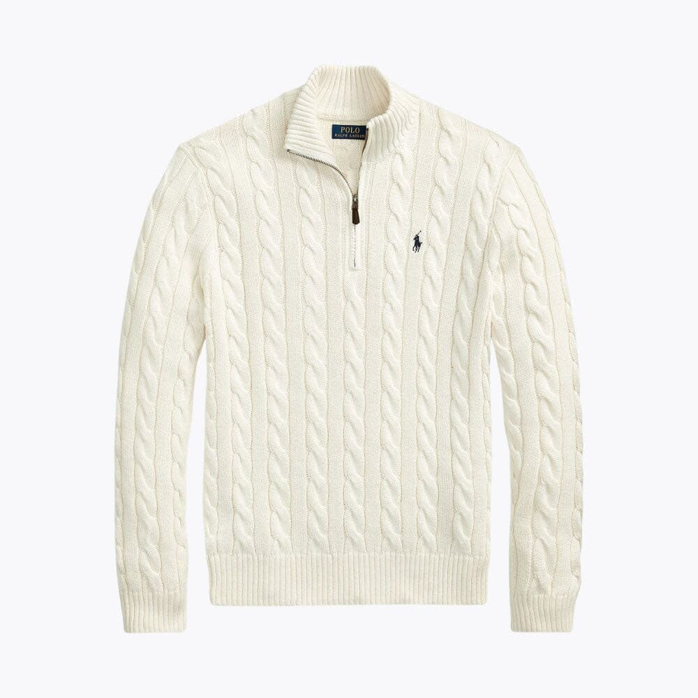 Heavyweight Quarter-Zip Knit Sweater