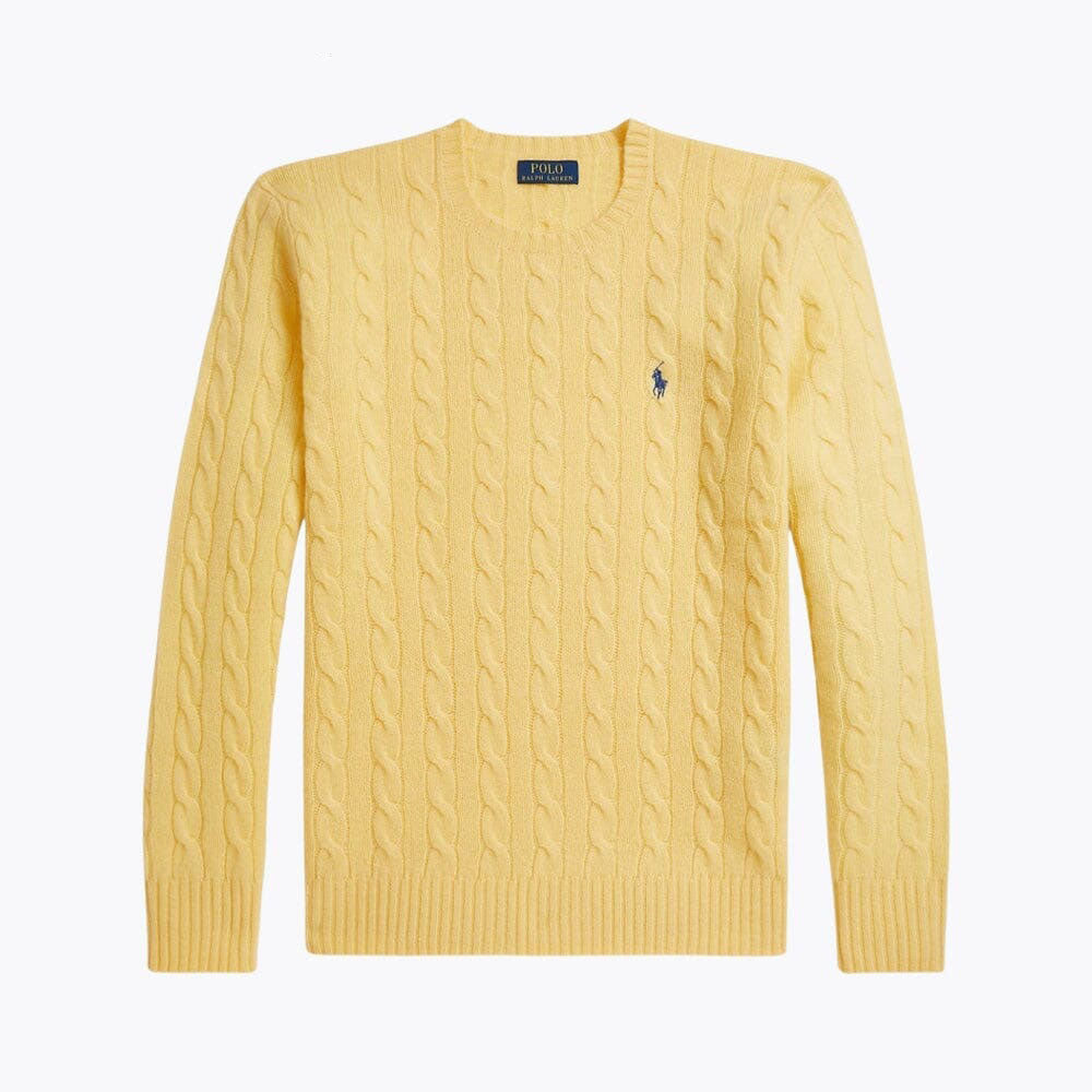 Wool Cashmere Blend Crewneck Sweater
