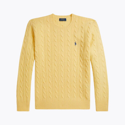 Wool Cashmere Blend Crewneck Sweater
