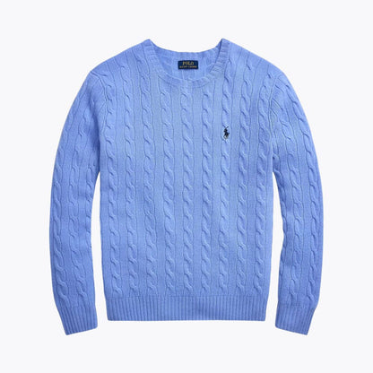 Wool Cashmere Blend Crewneck Sweater