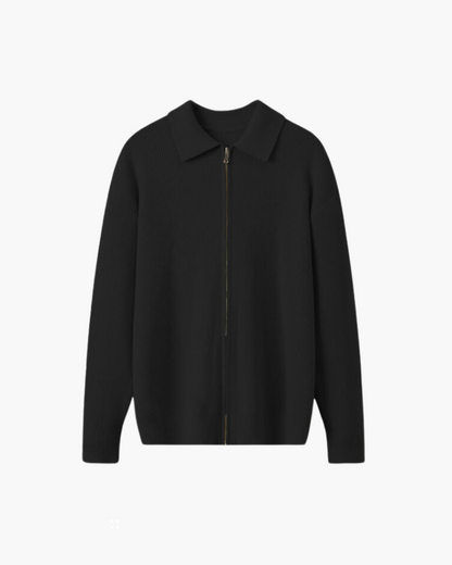 Polo collar sweater