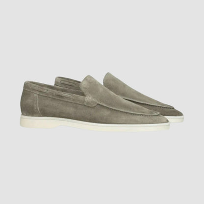 Old Money Old Money Frosted Suede Pedal Loafers