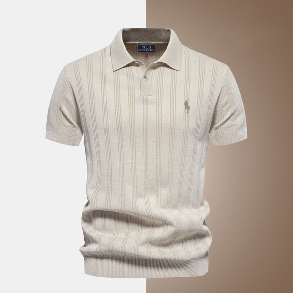 Textured Knit Short Sleeve Shirt