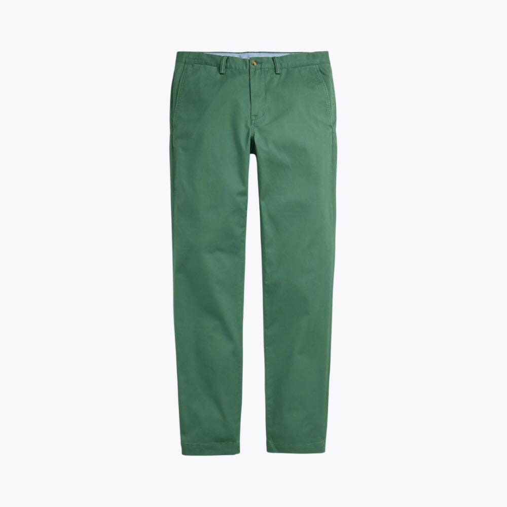 Straight Fit Stretch Cotton Pants