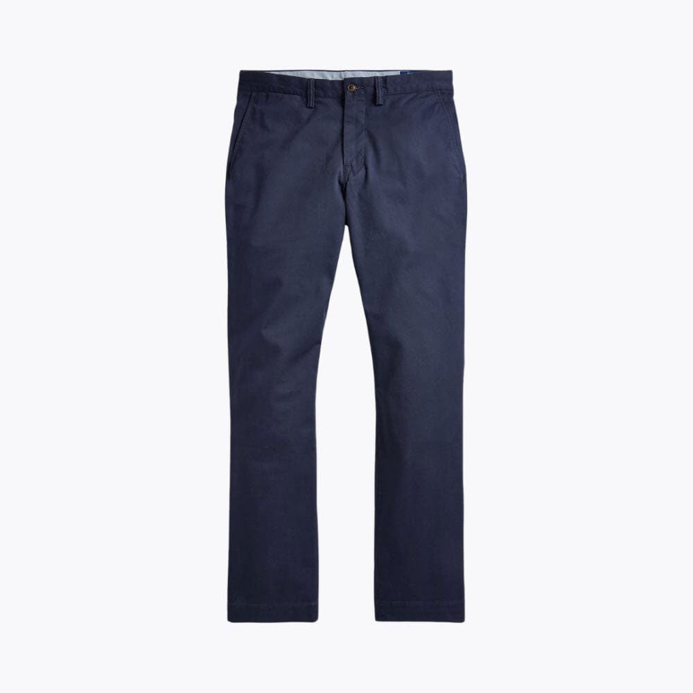 Straight Fit Stretch Cotton Pants