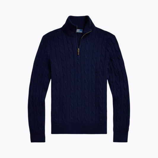 Premium Quarter-Zip Knit Sweater