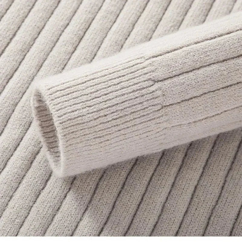 ZERMATT High Collar Half Zip Sweater