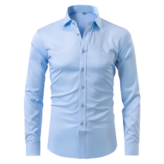 Old Money Stretch Button-up Shirt