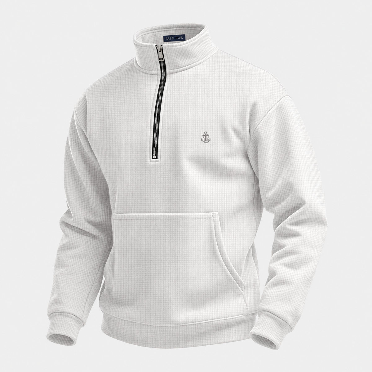 Monaco Half-Zip - Light gray