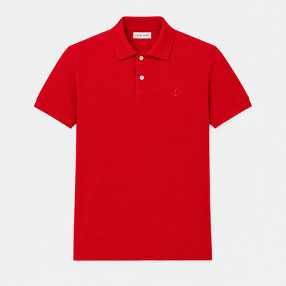 Positano Piqué Polo - Red