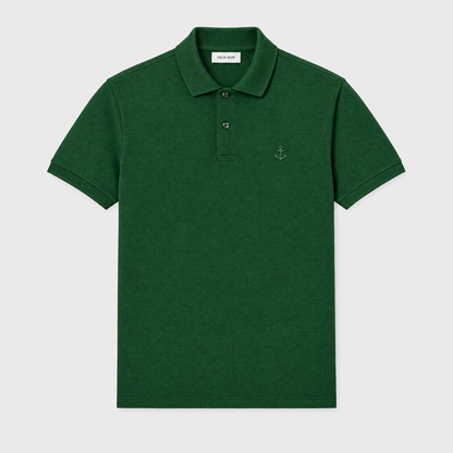 Positano Piqué Polo - Pine Green