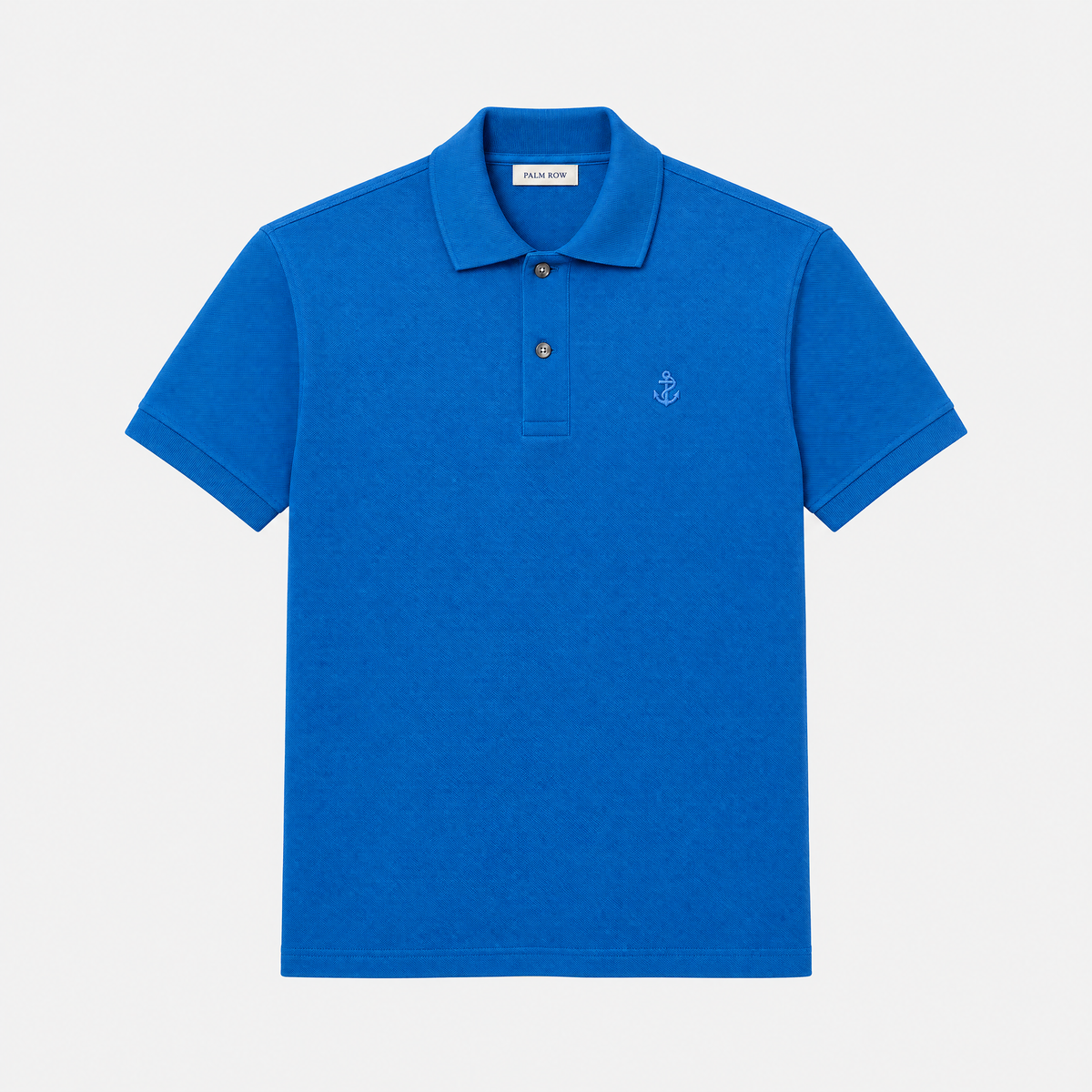 Positano Piqué Polo - Denim Blue