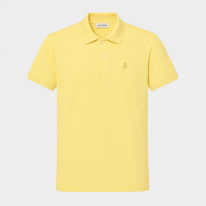 Positano Piqué Polo - Yellow