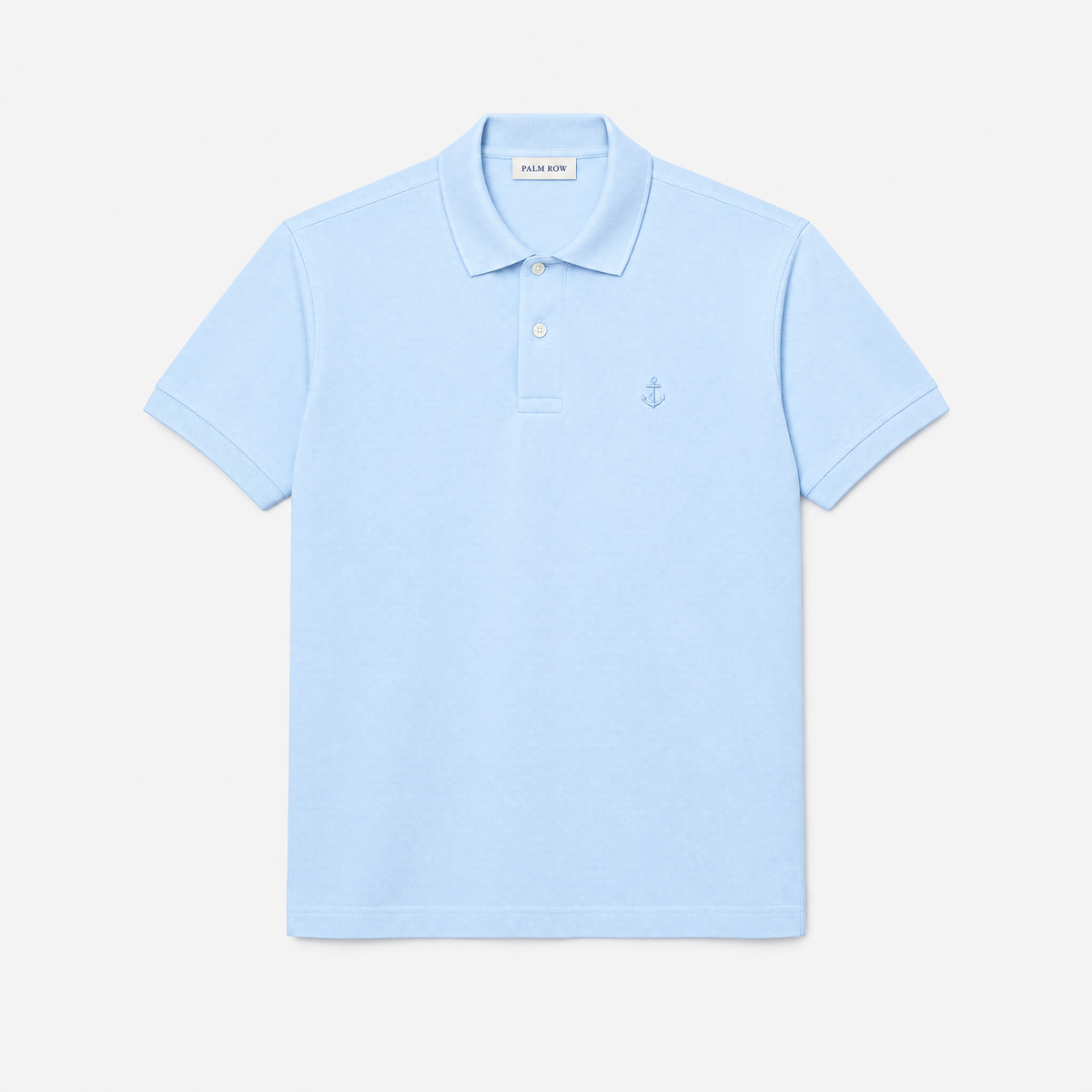 Positano Piqué Polo - Light Blue
