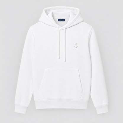 Malibu Fleece Hoodie - White