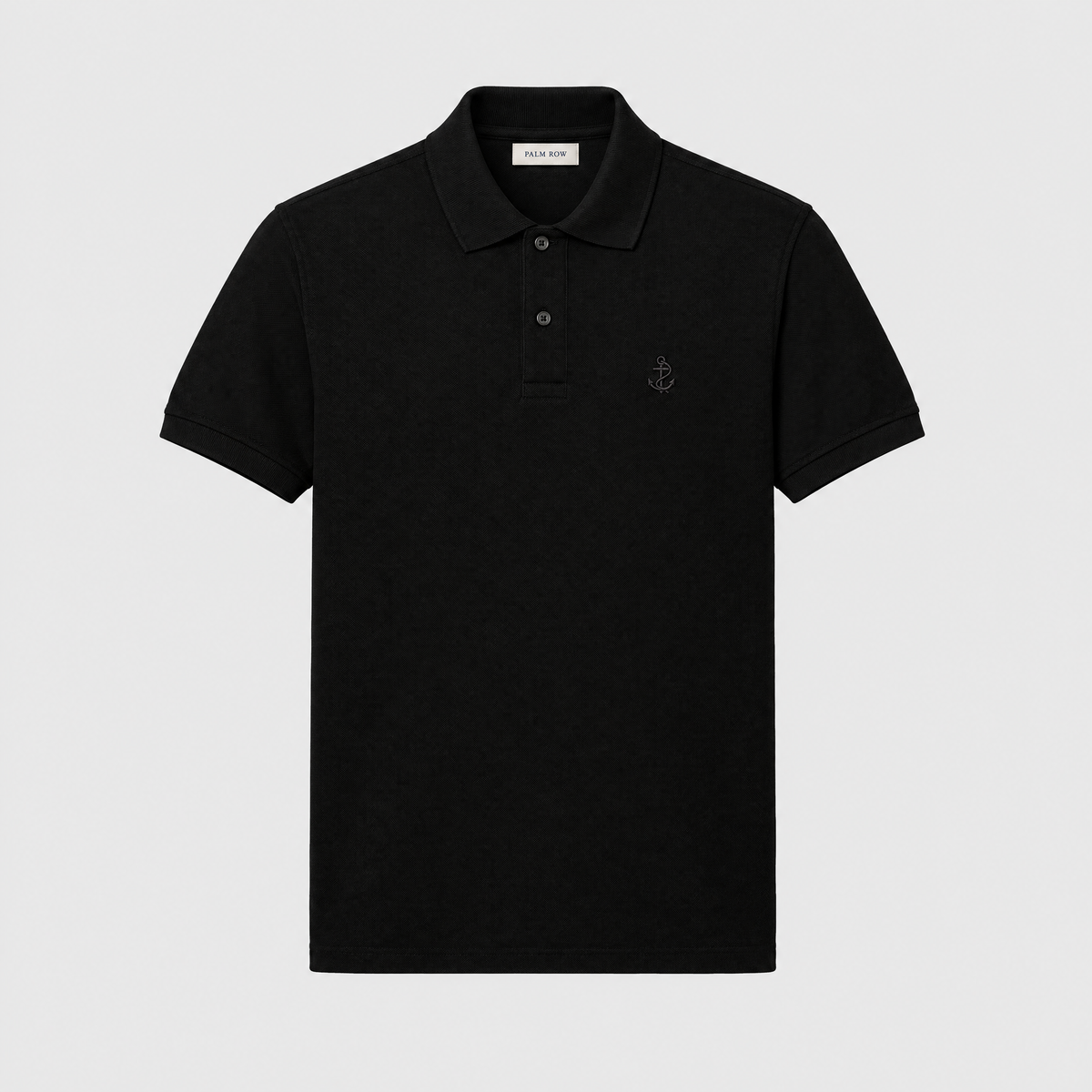 Positano Piqué Polo - Black