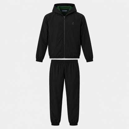 Valencia Tennis Tracksuit - Black