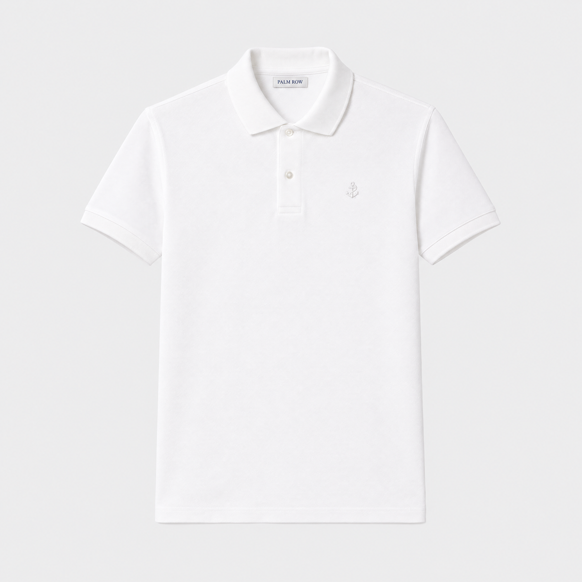 Positano Piqué Polo - White