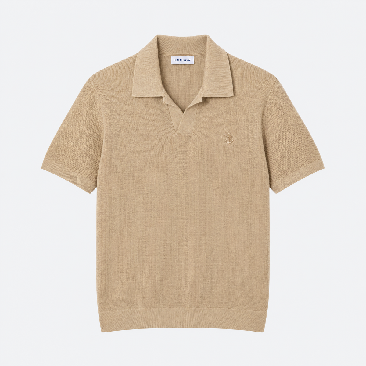 Taormina Open Collar Sweater - Beige