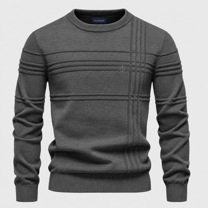 Sorrento Crew Knit - Gris foncé