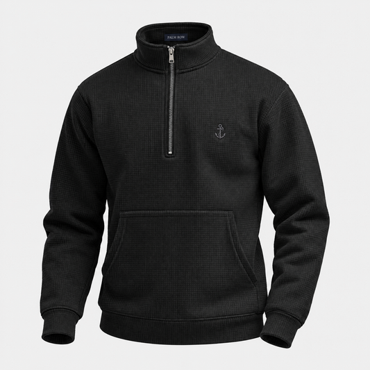 Monaco Half-Zip - Black