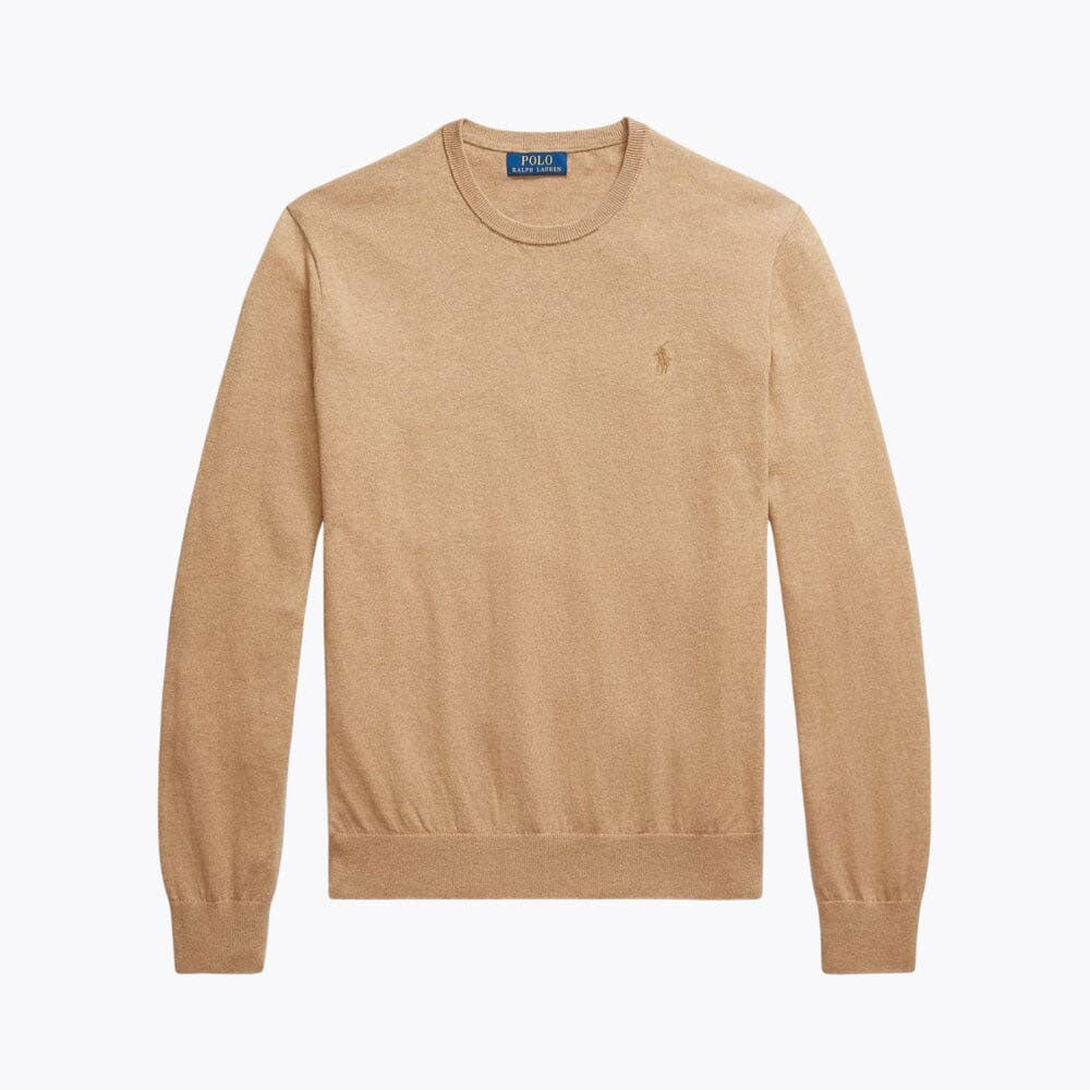 Cotton Cashmere Blend Crewneck Sweater