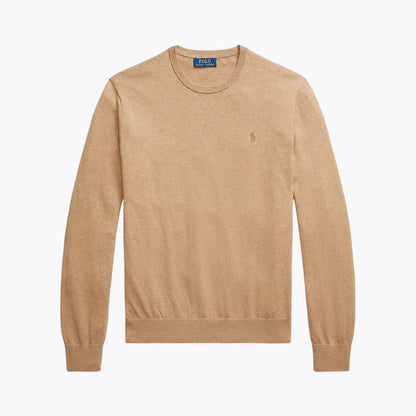 Cotton Cashmere Blend Crewneck Sweater