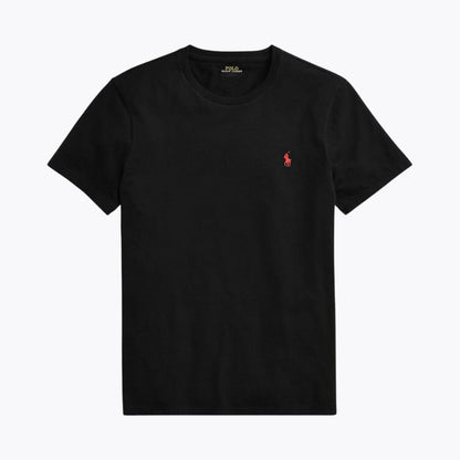 Fitted Cotton Crewneck T-Shirt