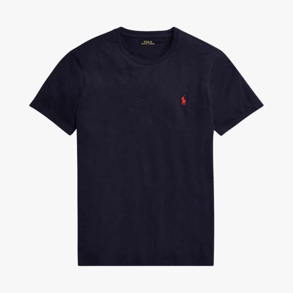 Fitted Cotton Crewneck T-Shirt