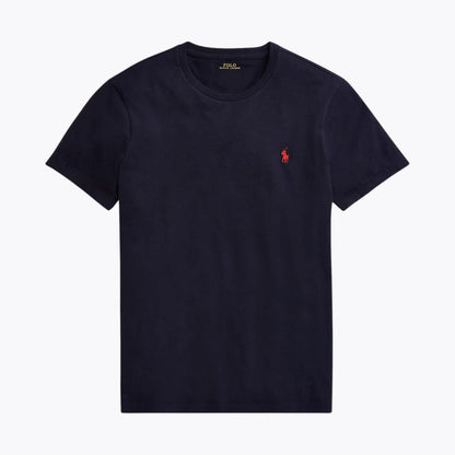 Fitted Cotton Crewneck T-Shirt