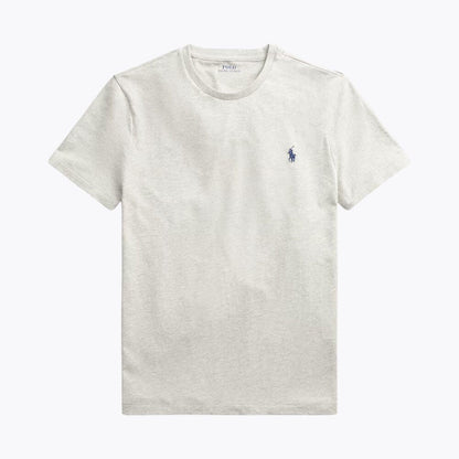 Fitted Cotton Crewneck T-Shirt