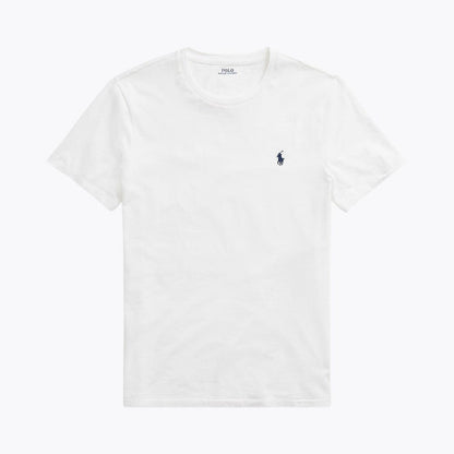 Fitted Cotton Crewneck T-Shirt