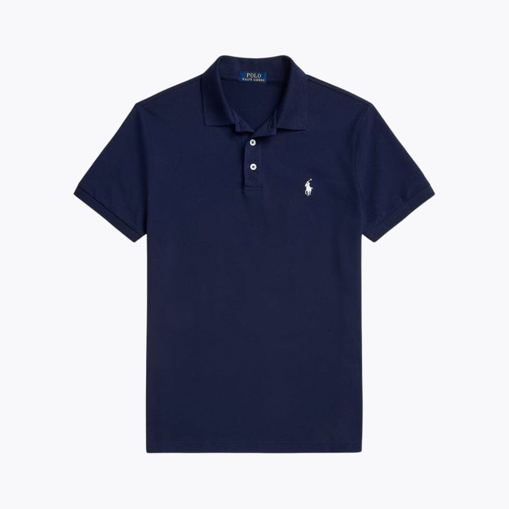 Slim Fit Stretch Cotton Collared Shirt