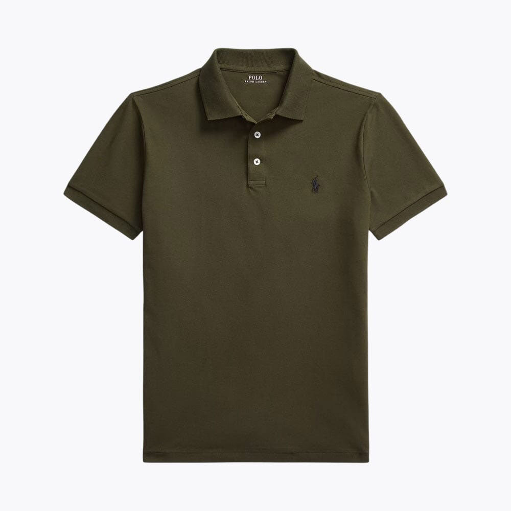 Slim Fit Stretch Cotton Collared Shirt