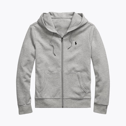 Full-Zip Knit Hoodie