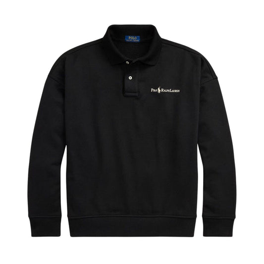 Collared Fleece Sweatshirt