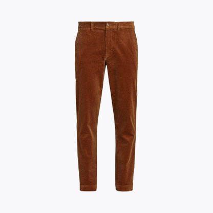 Straight Leg Stretch Cotton Corduroy Pants