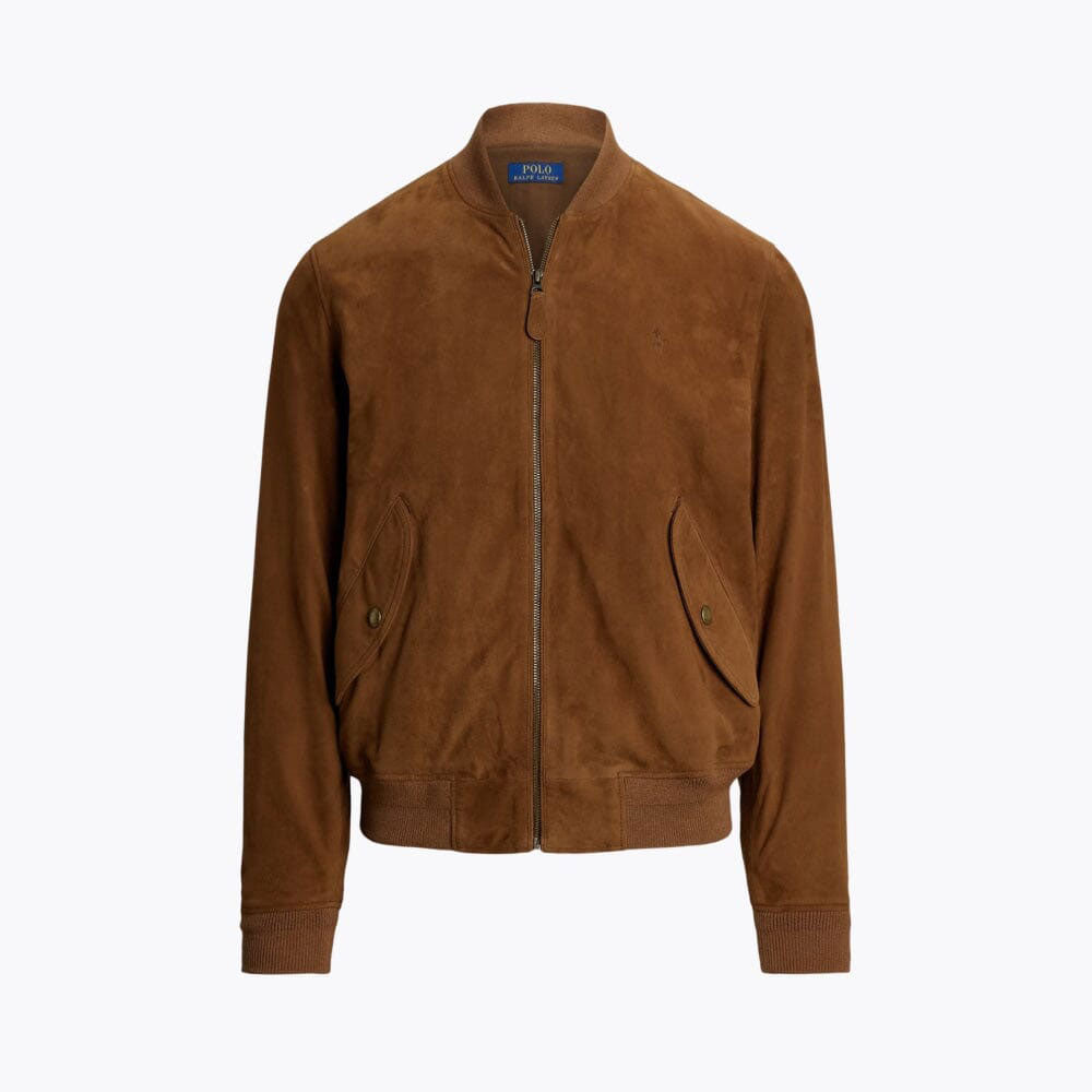 Suede Bomber Jacket