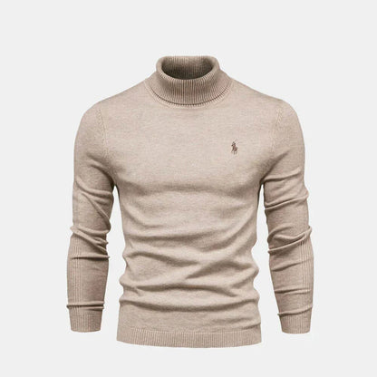 Turtleneck Wool Knit Sweater
