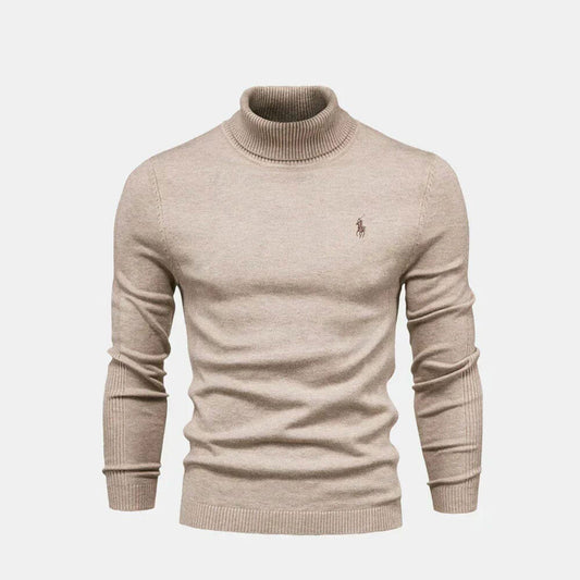 Turtleneck Wool Knit Sweater