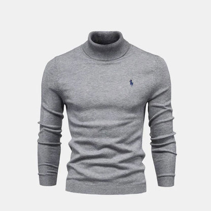 Turtleneck Wool Knit Sweater