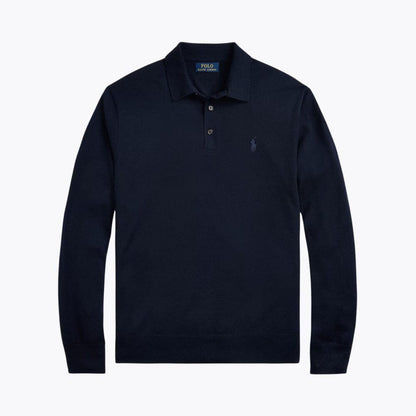 Fit Wool Collared Sweater