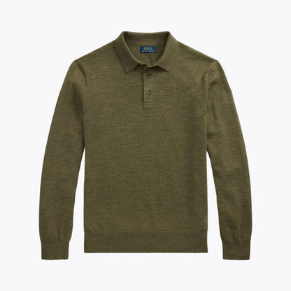Fit Wool Collared Sweater
