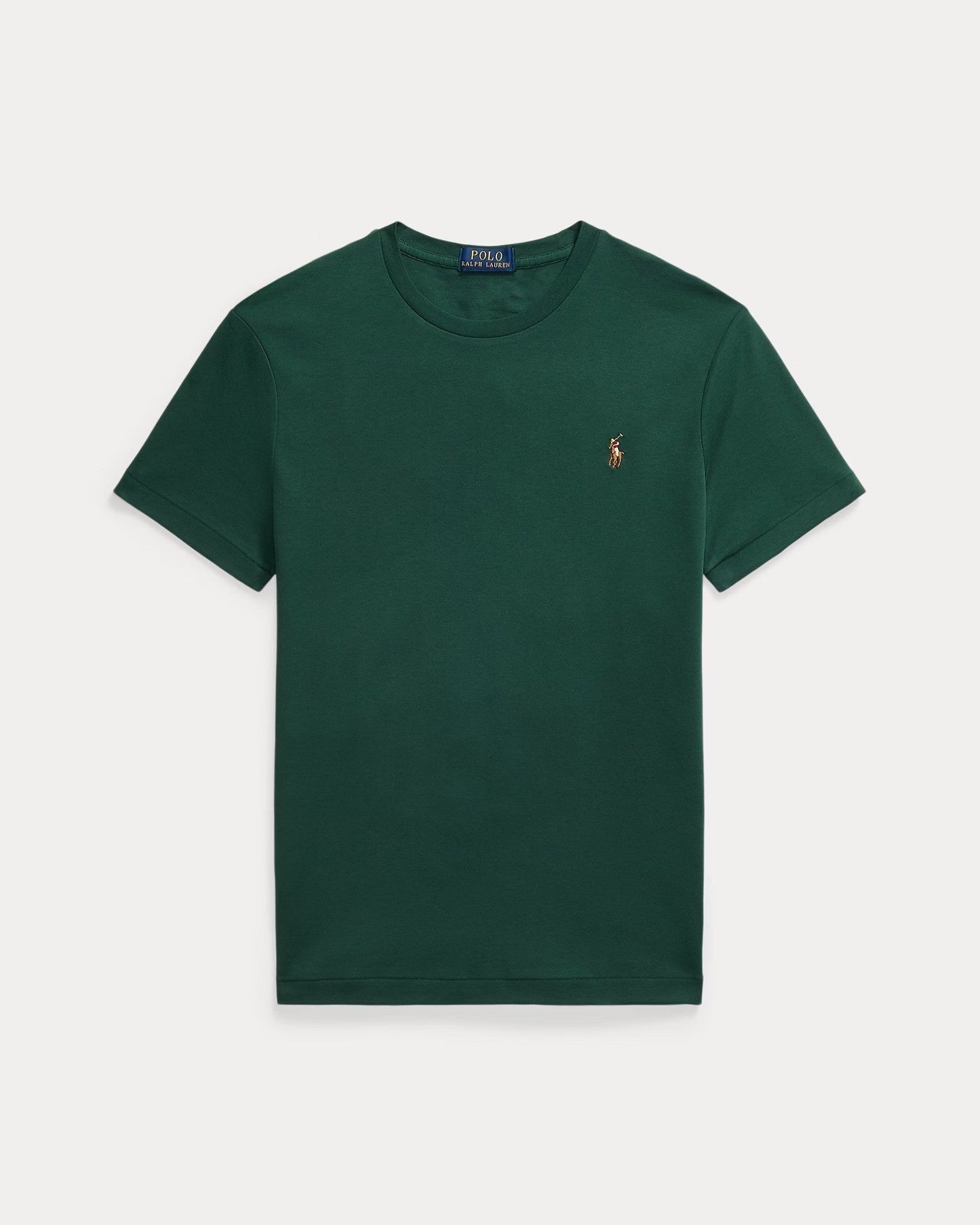 Slim Fit Cotton Crewneck T-Shirt Green